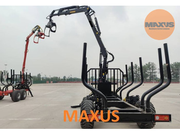 New Forestry trailer Maxus MAXUS 1400 Erdészeti Pótkocsi + Daru 780: picture 2