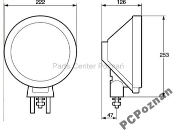 New Lights/ Lighting Hella HALOGEN REFLEKTOR LED HELLA LUMINATOR METAL CELIS 1689949: picture 3