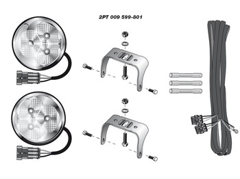 New Lights/ Lighting Hella ŚWIATŁA LAMPY DO JAZDY DZIENNEJ LED HELLA 90 MM 1528562: picture 3