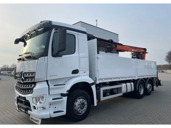 Dropside/ Flatbed truck, Crane truck Mercedes-Benz Arocs 2545, HDS ATLAS 186.3 - PILOT: picture 2 Dropside/ Flatbed truck, Crane truck Mercedes-Benz Arocs 2545, HDS ATLAS 186.3 - PILOT: picture 2