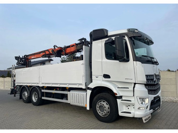 Dropside/ Flatbed truck, Crane truck Mercedes-Benz Arocs 2545, HDS ATLAS 186.3 - PILOT: picture 4 Dropside/ Flatbed truck, Crane truck Mercedes-Benz Arocs 2545, HDS ATLAS 186.3 - PILOT: picture 4