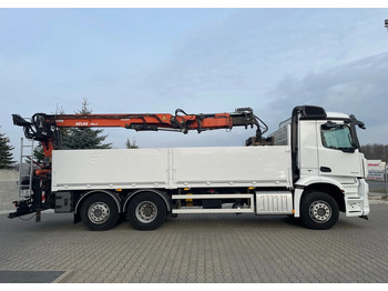 Dropside/ Flatbed truck, Crane truck Mercedes-Benz Arocs 2545, HDS ATLAS 186.3 - PILOT: picture 5 Dropside/ Flatbed truck, Crane truck Mercedes-Benz Arocs 2545, HDS ATLAS 186.3 - PILOT: picture 5