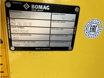 Road roller BOMAG