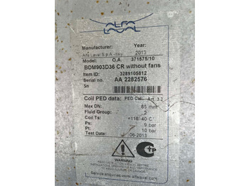 Refrigerator unit for Tool/ Equipment Alfa Laval SPA Italy Dry Cooler BDM903D36 CR: picture 2