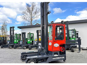 4-way reach truck Combilift C4000 / TRIPLEX / 9300MM / FREE LIFT / FORK POSITIONER / GAS / CABIN / LIKE NEW: picture 2