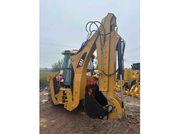 Backhoe loader Used Caterpillar CAT 450F Retro Excavator CAT420F Cheap Price for Sale: picture 3