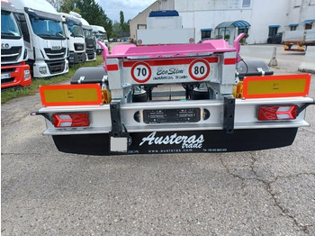 New Roll-off/ Skip trailer AUSTERAS RIMORCHIO ECOSLIM SCARRABILE ZINCATO: picture 2
