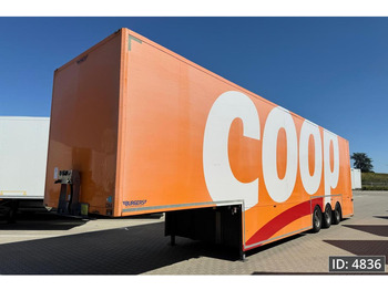 Closed box semi-trailer