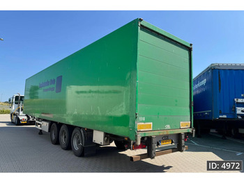 Closed box semi-trailer Van Eck PT-3 / BPW Drum / Roll up door: picture 2