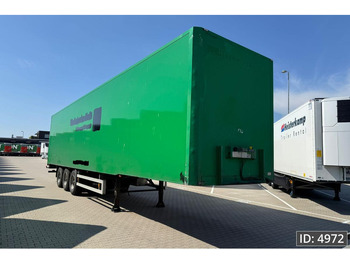 Closed box semi-trailer Van Eck PT-3 / BPW Drum / Roll up door: picture 4