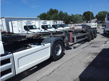 Container transporter/ Swap body semi-trailer Semi-remorque 3 Essieux 38 TONNES CHARIOT COULISSANT: picture 4