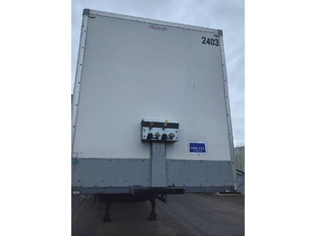Closed box semi-trailer Semi-remorque 3 Essieux SEMI RECONDITONNEE -38 TONNES PORTE RELEVANTE: picture 4