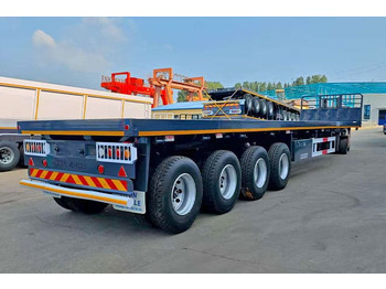 New Dropside/ Flatbed semi-trailer for transportation of bulk materials TITAN 4 Axle Flatbed Trailer for Sale in Zimbabwe: picture 2