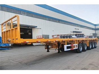 New Dropside/ Flatbed semi-trailer for transportation of bulk materials TITAN 5 Axle 13M Flatbed Trailer Price for Sale In Zimbabwe: picture 2