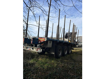 Timber semi-trailer Diebolt grue avec grappin rotatif: picture 4
