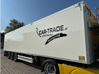 Walking floor semi-trailer Kraker CF-200ZL  Lift 92m³ Müllplane: picture 2