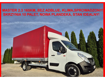 Curtain side van RENAULT Master 2.3