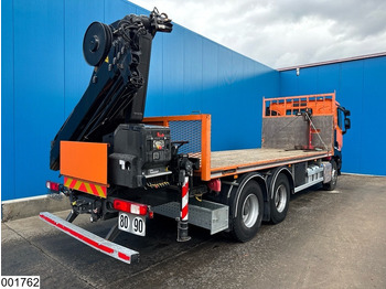 Dropside/ Flatbed truck, Crane truck Renault C 380 6X4, EURO 6, HIAB, Remote, Steel suspension: picture 2