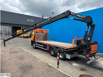 Dropside/ Flatbed truck, Crane truck Renault C 380 6X4, EURO 6, HIAB, Remote, Steel suspension: picture 4