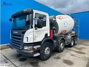 Concrete mixer truck Scania P 380 8x4, Manual, Steel suspension, Liebherr, 9 M3: picture 1