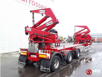 Container transporter/ Swap body semi-trailer HAMMAR Oplegger 195 S container loader: picture 4