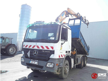 Tipper, Crane truck Mercedes-Benz Actros 2632 Effer 170 3s+remote: picture 3