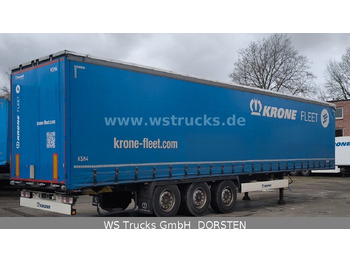 Curtainsider semi-trailer Krone SD 27 Planauflieger mit Edscha | ABS, EBS, XL: picture 4