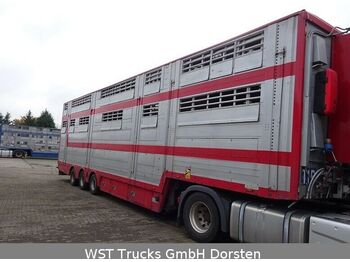 Livestock semi-trailer Pezzaioli SBA 31U 3Stock  Vollausstattung GPS Top Zustand: picture 1