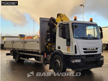Dropside/ Flatbed truck, Crane truck Iveco Eurocargo 180E250 4X2 Engine problems/defect Hyva HB150 XE 3 Kran Euro 5: picture 3