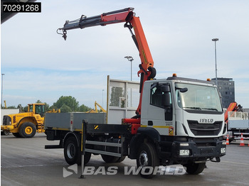 Dropside/ Flatbed truck, Crane truck Iveco Trakker 310 4X2 Palfinger PK14002 EH Crane Kran Rotator Steelsuspension Big-Axle Manual Euro 6: picture 3 Dropside/ Flatbed truck, Crane truck Iveco Trakker 310 4X2 Palfinger PK14002 EH Crane Kran Rotator Steelsuspension Big-Axle Manual Euro 6: picture 3