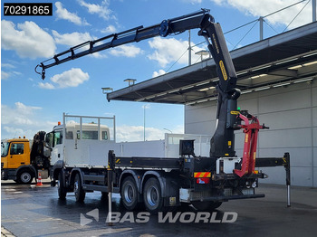 Dropside/ Flatbed truck, Crane truck MAN TGS 35.400 8X4 Palfinger PK23002 SH Big-Axle Euro 6: picture 2