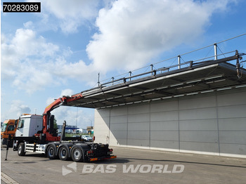 Hook lift truck, Crane truck Mercedes-Benz Arocs 3245 Actros 8X4 Palfinger PK22002 EH Crane 17tons hooklift Big-Axle Lift+Lenkachse Navi Euro 6: picture 2