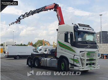 Tractor unit Volvo FH 500 FH 6X4 Full-Air Liftachse HMF 2820K-RCS Crane+JIB Remote Control I-ParkCool VDS LED Kran: picture 3