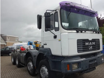 Cab chassis truck MAN 41-414 manuial pomp 8x4: picture 2