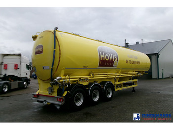 Tank semi-trailer SPITZER Powder tank alu 56 m3 / 1 comp (food grade): picture 4