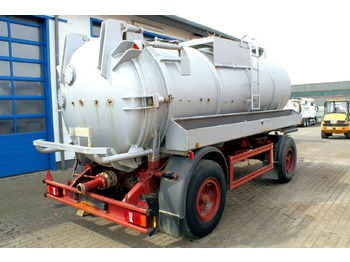 Tank trailer 2-Achs Haller 12m³ Saug u. Druck Anhänger Ex-ADR: picture 4