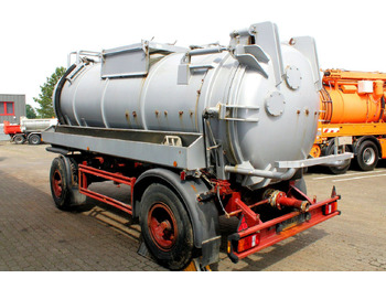 Tank trailer 2-Achs Haller 12m³ Saug u. Druck Anhänger Ex-ADR: picture 3