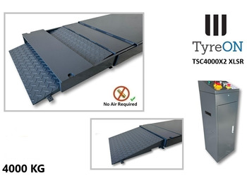 Workshop equipment TSC4000X2 XLSR Low Profile 4T floor mounted scissor lift - Large lifting range, 66 cm wide extendable tables 148.5 to 230,5 cm - Hydromechanically locked - no air required: picture 3