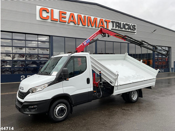 Tipper, Crane truck Iveco Daily 72C18 HMF laadkraan 3,4 Tonmeter laadkraan + Meiller 3-zijdige kipper New & Unused!!: picture 2