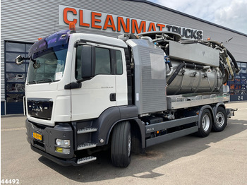 Vacuum truck MAN TGS 28.440 FFG Flensburger 12,5m³ Saug/Spul combi Waterrecycling: picture 2