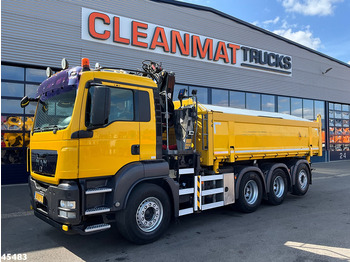 Tipper, Crane truck MAN TGS 35.400 8x4 Manual HMF 16 Tm Z-kraan: picture 4 Tipper, Crane truck MAN TGS 35.400 8x4 Manual HMF 16 Tm Z-kraan: picture 4