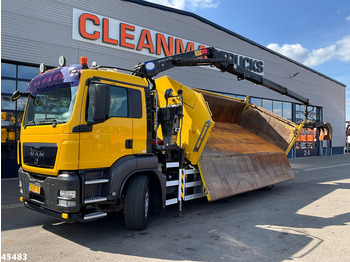 Tipper, Crane truck MAN TGS 35.400 8x4 Manual HMF 16 Tm Z-kraan: picture 2 Tipper, Crane truck MAN TGS 35.400 8x4 Manual HMF 16 Tm Z-kraan: picture 2