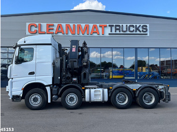 Crane truck Mercedes-Benz Arocs 3253 8x4 Hiab 105 Tonmeter laadkraan: picture 4