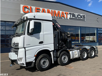 Crane truck Mercedes-Benz Arocs 3253 8x4 Hiab 105 Tonmeter laadkraan: picture 3