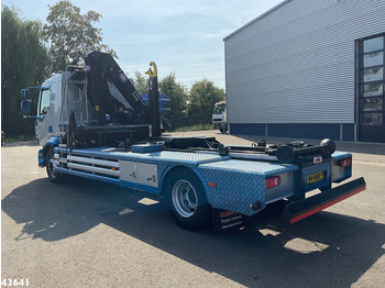 Hook lift truck, Crane truck Renault D 240 Euro 6 HMF 10 Tonmeter laadkraan Just 66.850 km!: picture 5