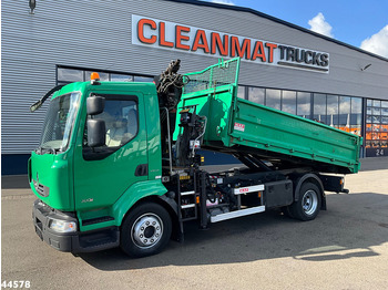 Tipper, Crane truck Renault Midlum 300.12 Manual Hiab 8 Tonmeter laadkraan Just 81.549 km!: picture 2