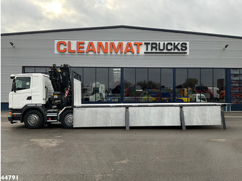 Crane truck Scania G 450 8x2 Euro 6 Hiab 32 Tonmeter laadkraan Just 114.221 km!: picture 4
