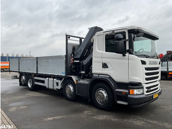 Crane truck Scania G 450 8x2 Euro 6 Hiab 32 Tonmeter laadkraan Just 114.221 km!: picture 5