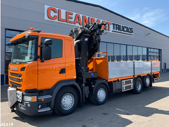 Crane truck Scania G 450 Euro 6 HMF 60 Tonmeter laadkraan + Fly-Jib: picture 2