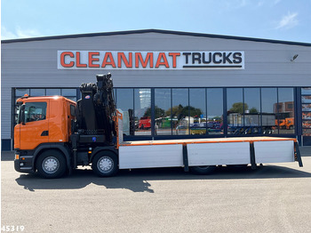 Crane truck Scania G 450 Euro 6 HMF 60 Tonmeter laadkraan + Fly-Jib: picture 4